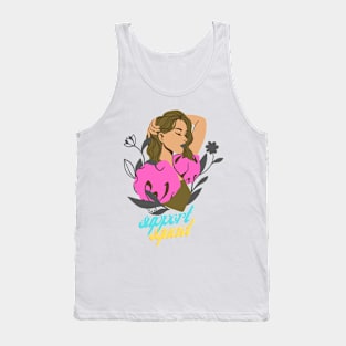 support squad breast cancer Tank Top